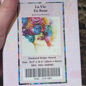 LA Vie en Rose Diamond Art Club diamond painting!